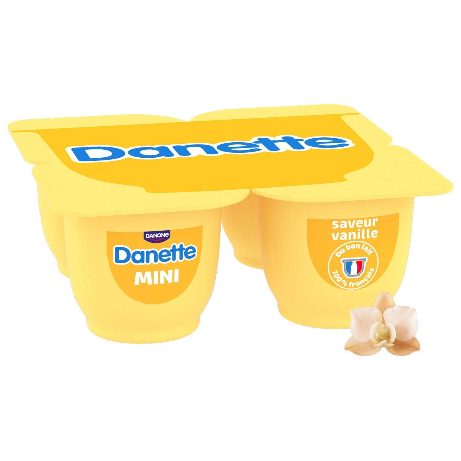 Crème Dessert à la Vanille Mini DANETTE - 4 pots de 70g