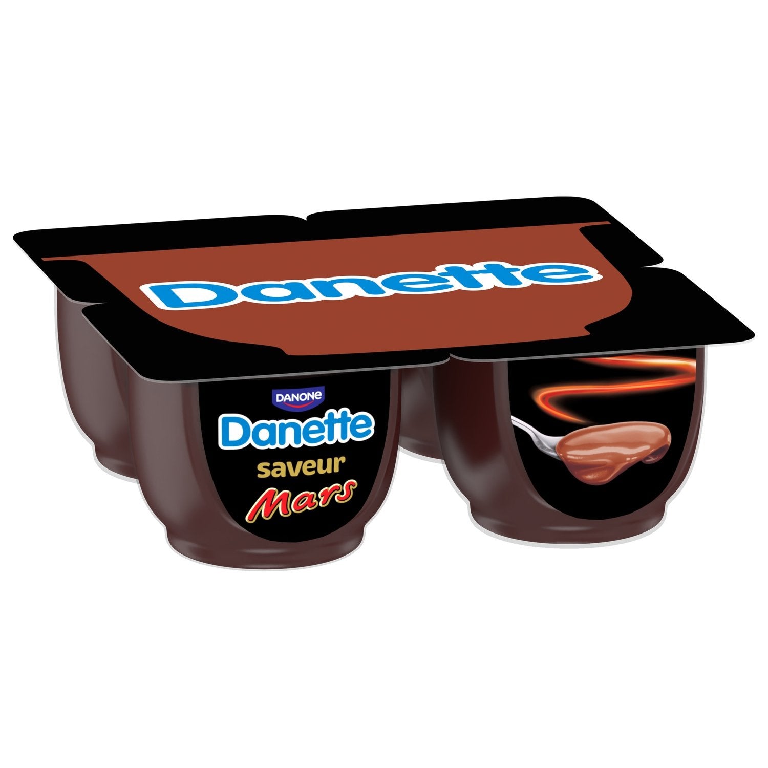 Crème Dessert Saveurs Mars DANETTE - 4 pots de 115 G