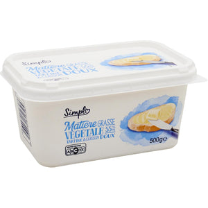 matière grasse végétale tartine & cuisson doux Tartine et Cuisson 55% Mat.Gr. CARREFOUR - barquette de 500 G