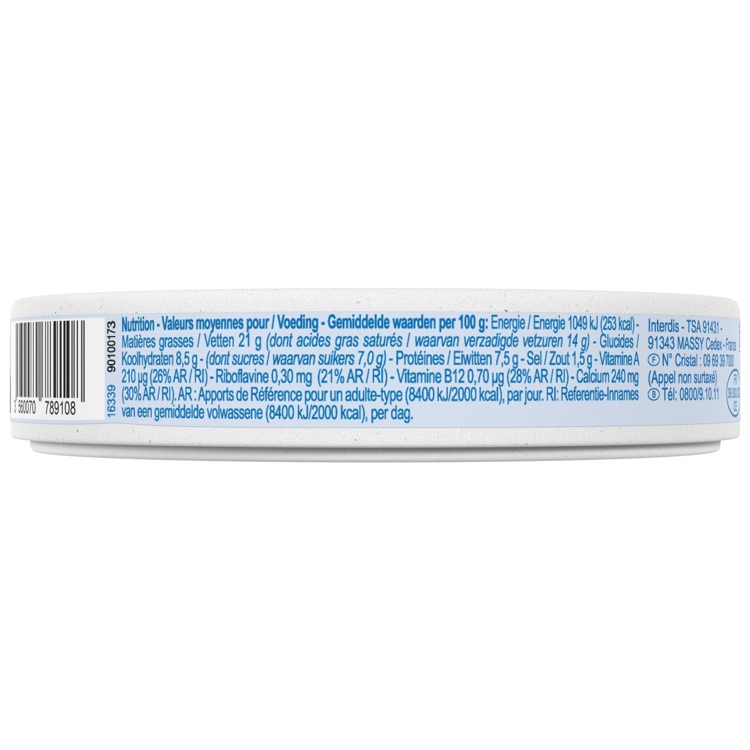 Fromage triangle fondant CARREFOUR CLASSIC - La boite de 8 - 140 G