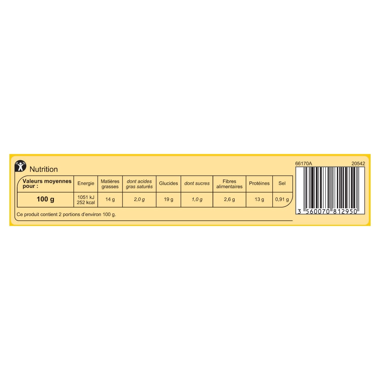 Nuggets de poulet CARREFOUR SENSATION - 200g