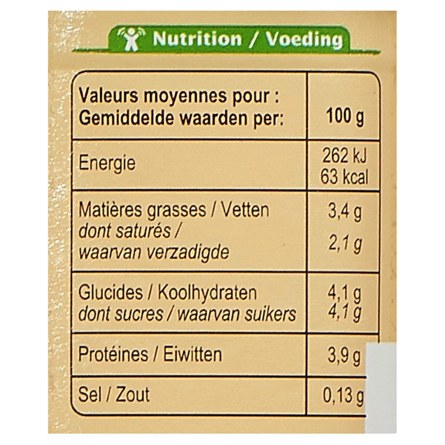 Yaourts nature Bio CARREFOUR BIO - Les 4 pots de 125 G