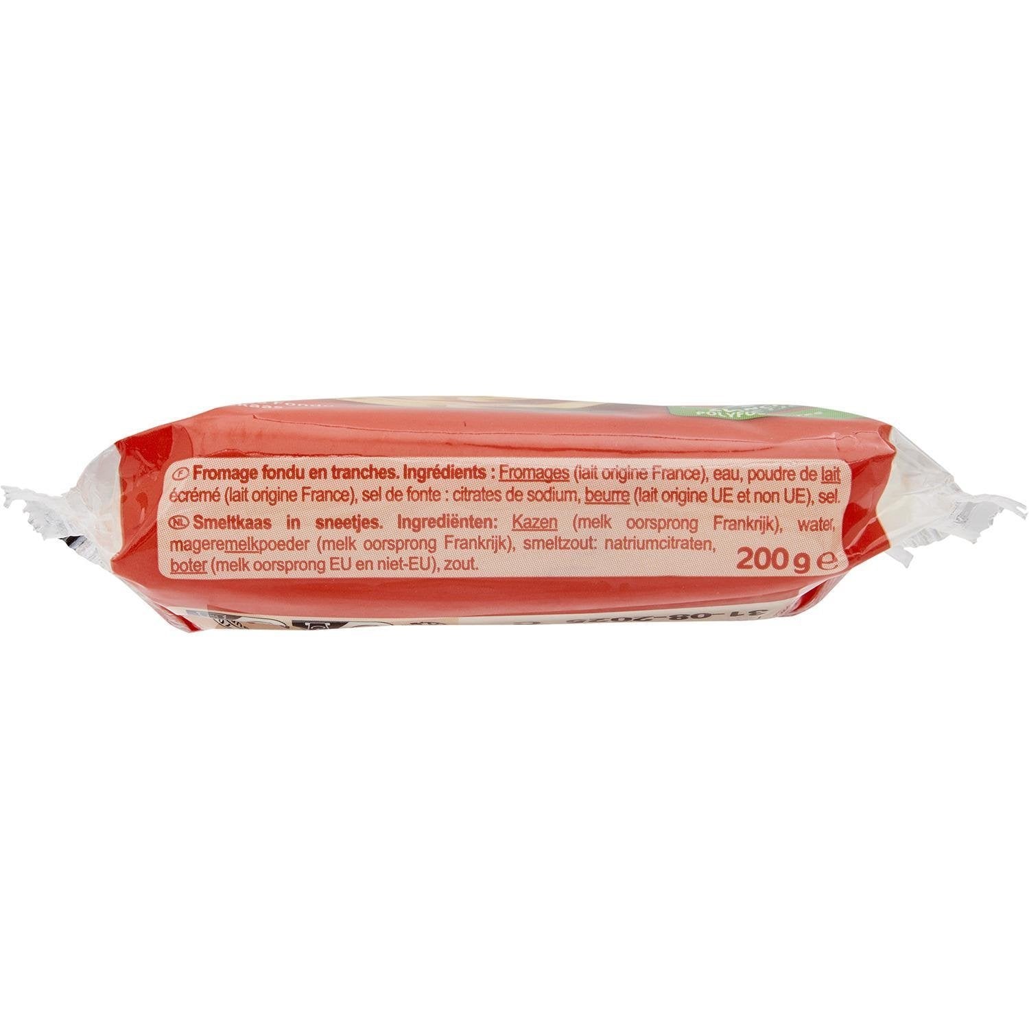 Fromage croque-monsieur nature CARREFOUR CLASSIC - paquet de 10 tranches - 200 G