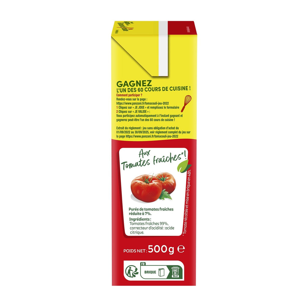 Purée de tomates Tomacouli PANZANI 500g