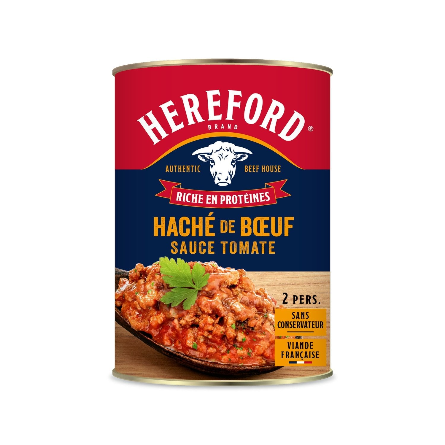 Sauce tomate haché de bœuf HEREFORD - 400g