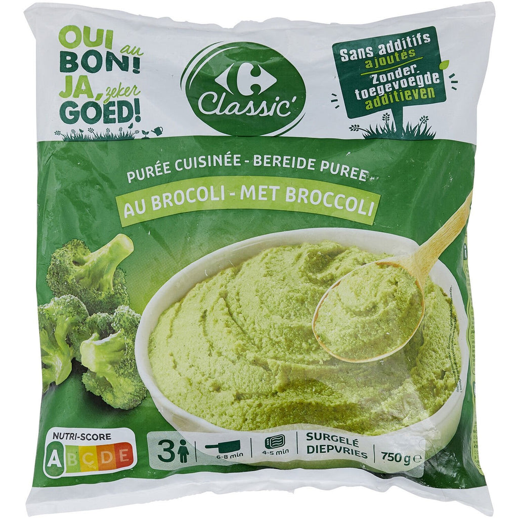 Purée de brocolis CARREFOUR CLASSIC - le sachet de 750g