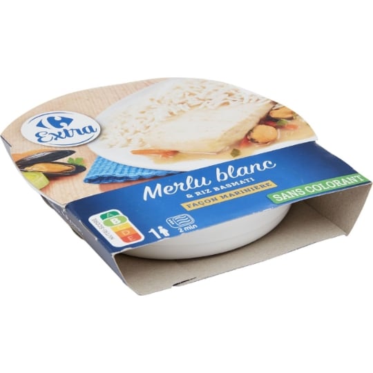Plat cuisiné Merlu blanc façon marinière CARREFOUR 300g