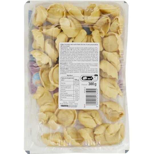 Pâtes Fraîches Tortellini Bœuf CARREFOUR EXTRA 300g