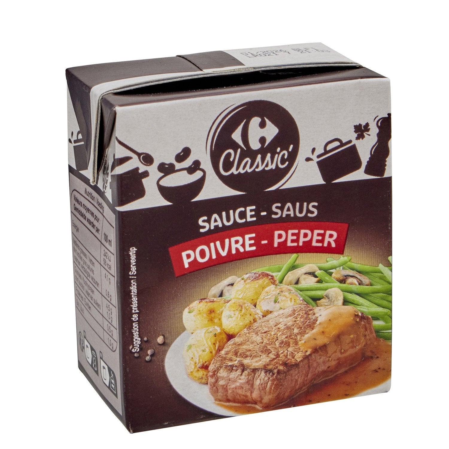 Sauce poivre CARREFOUR CLASSIC 300mL
