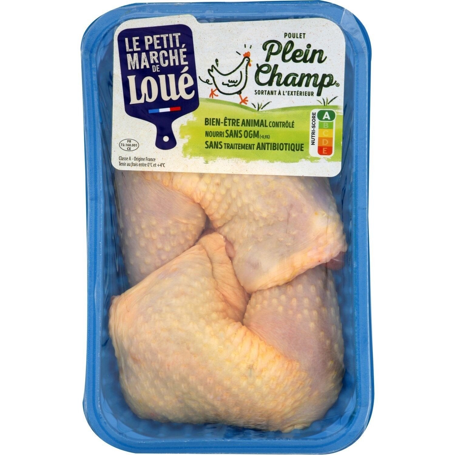 Poulet Cuisse - LOUE - La barquette de 2 - 500 G