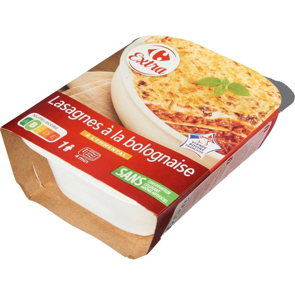 Plat cuisiné lasagnes bolognaise CARREFOUR EXTRA 350g