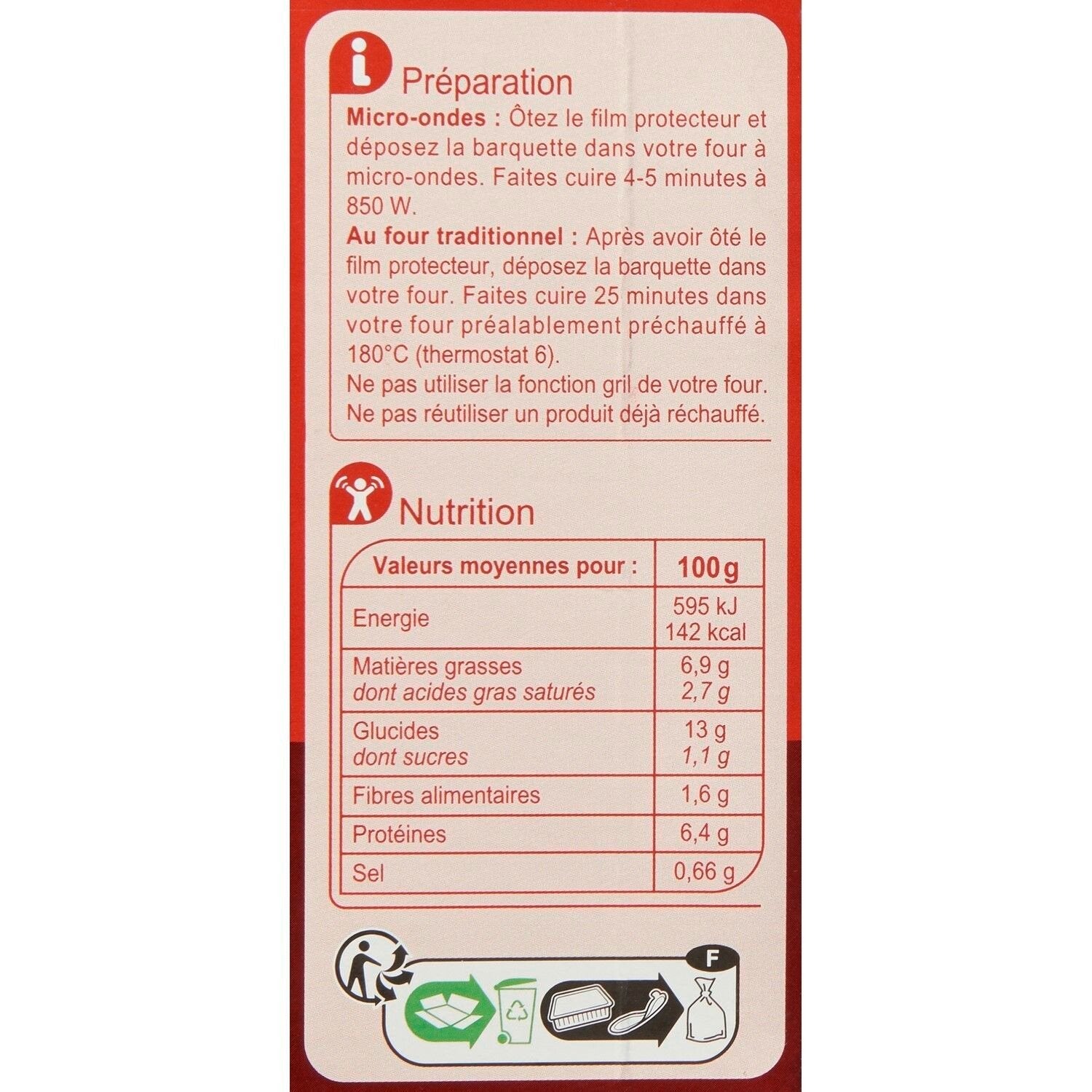 Plat cuisiné lasagnes bolognaise CARREFOUR EXTRA 350g