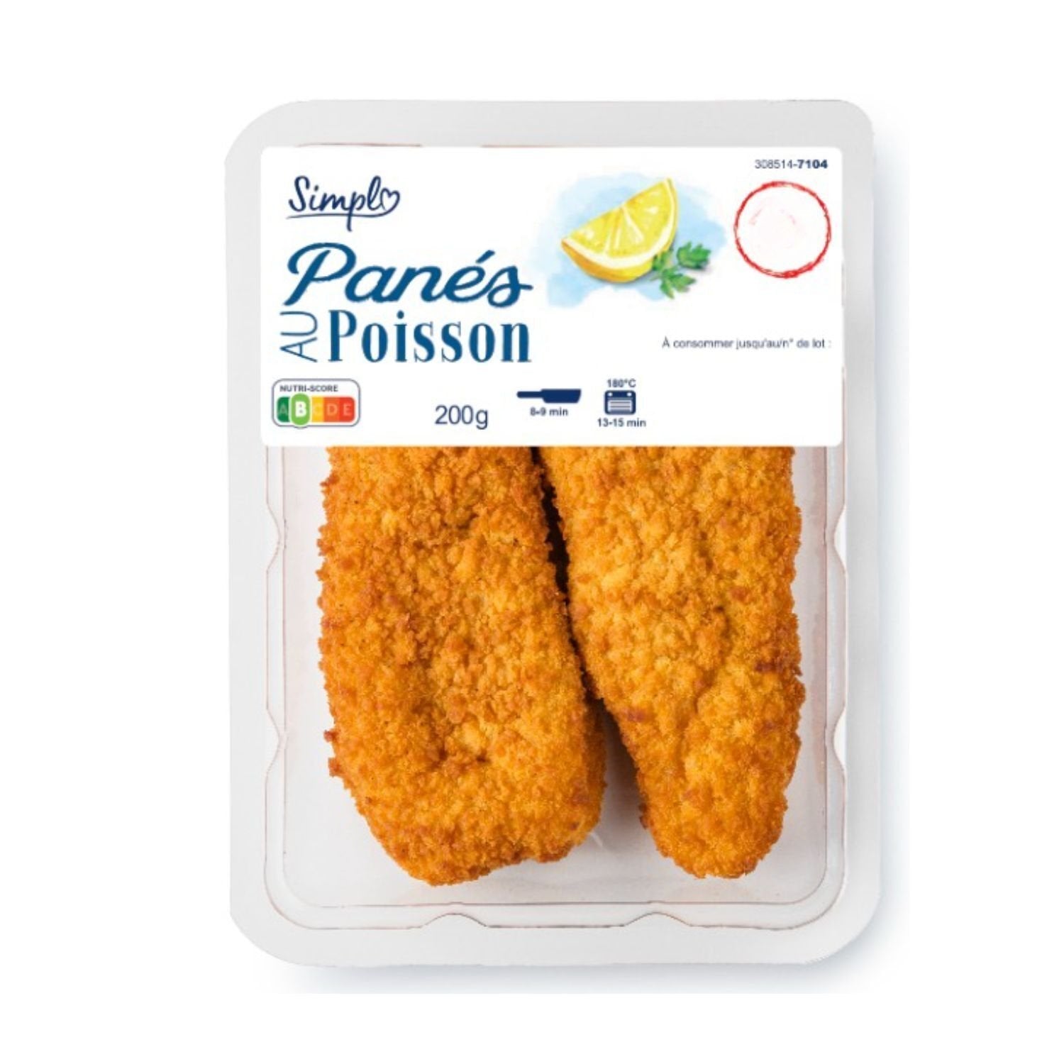 Panés au poisson SIMPL - 200g