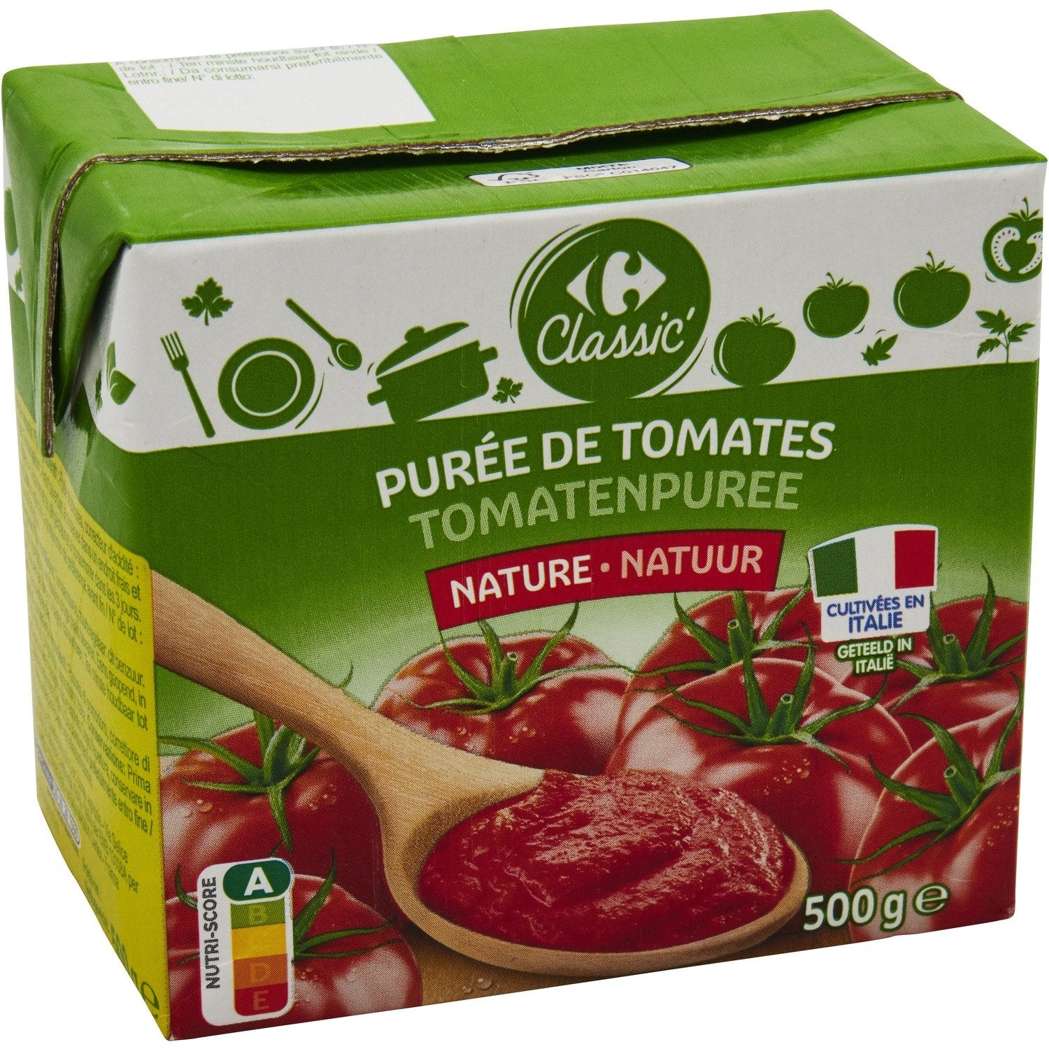 Purée de tomates CARREFOUR 500 g