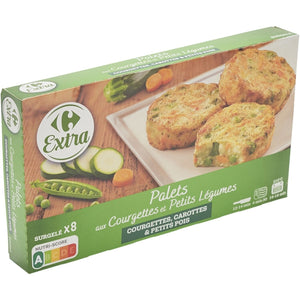 Palets courgettes et petits légumes CARREFOUR EXTRA - la boite de 8 - 300 g
