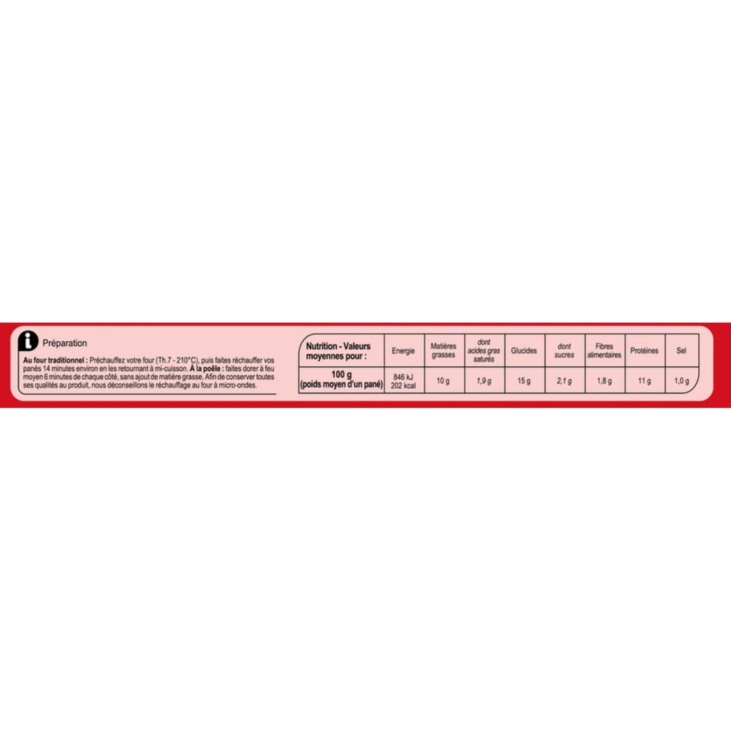 Panés dinde & poulet façon bolognaise - 200g