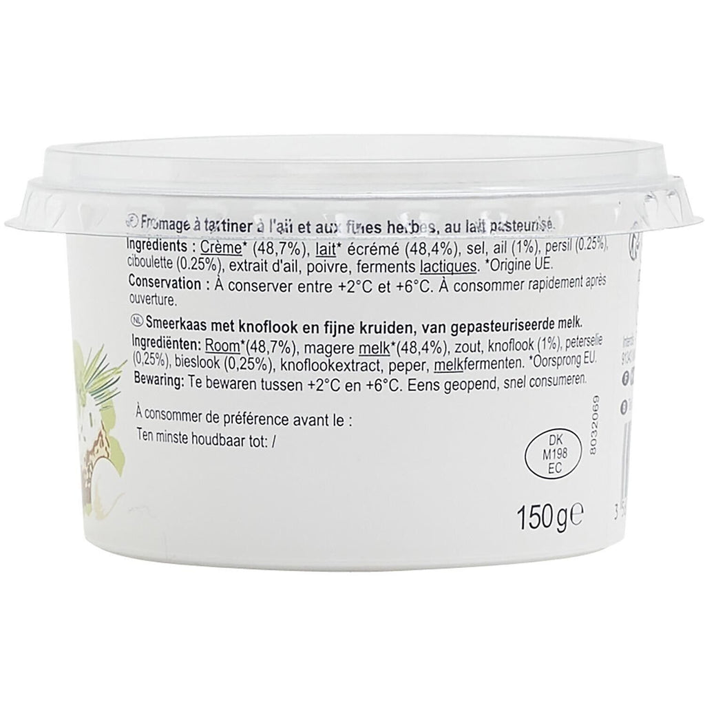 Fromage ail et fines herbes SIMPL - le pot de 150 G