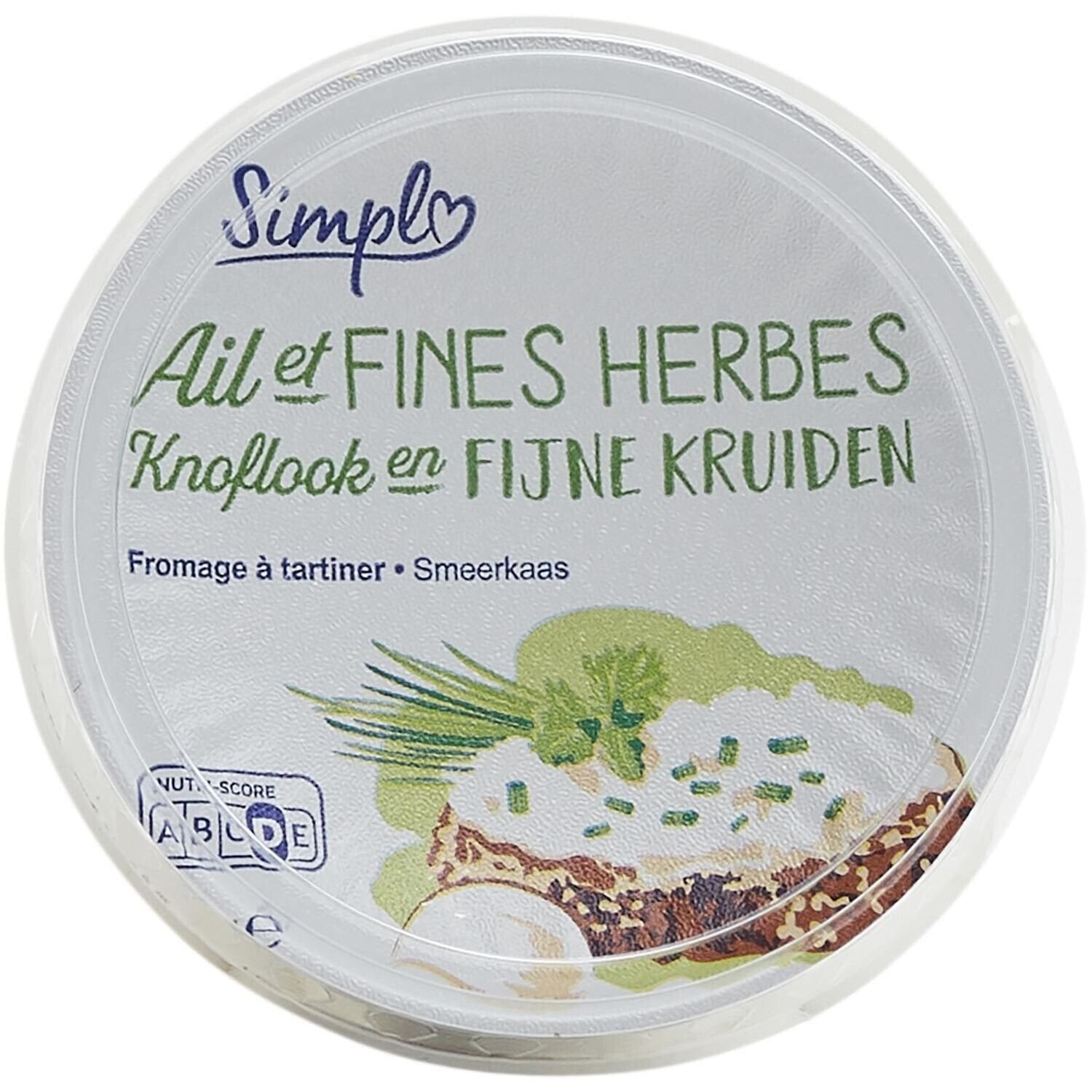 Fromage ail et fines herbes SIMPL - le pot de 150 G
