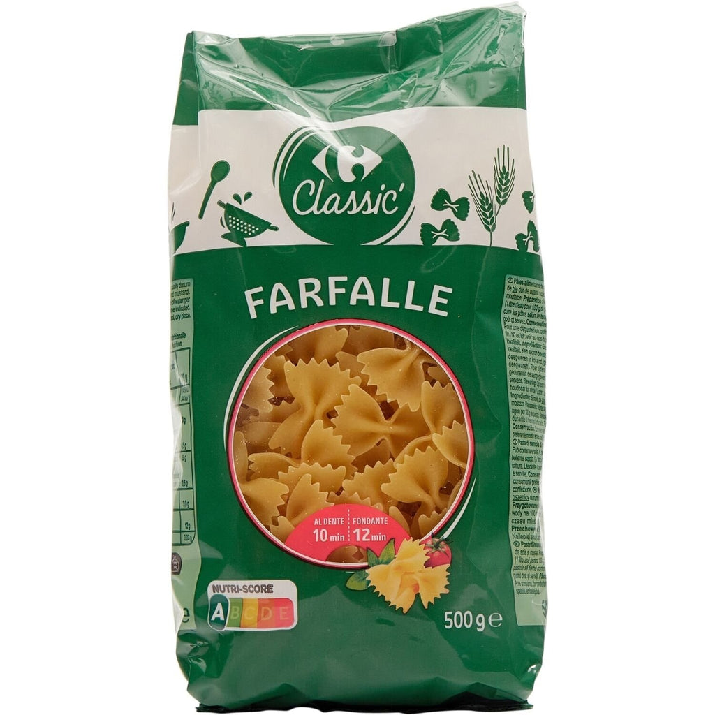 Pâtes farfalle CARREFOUR CLASSIC 500g