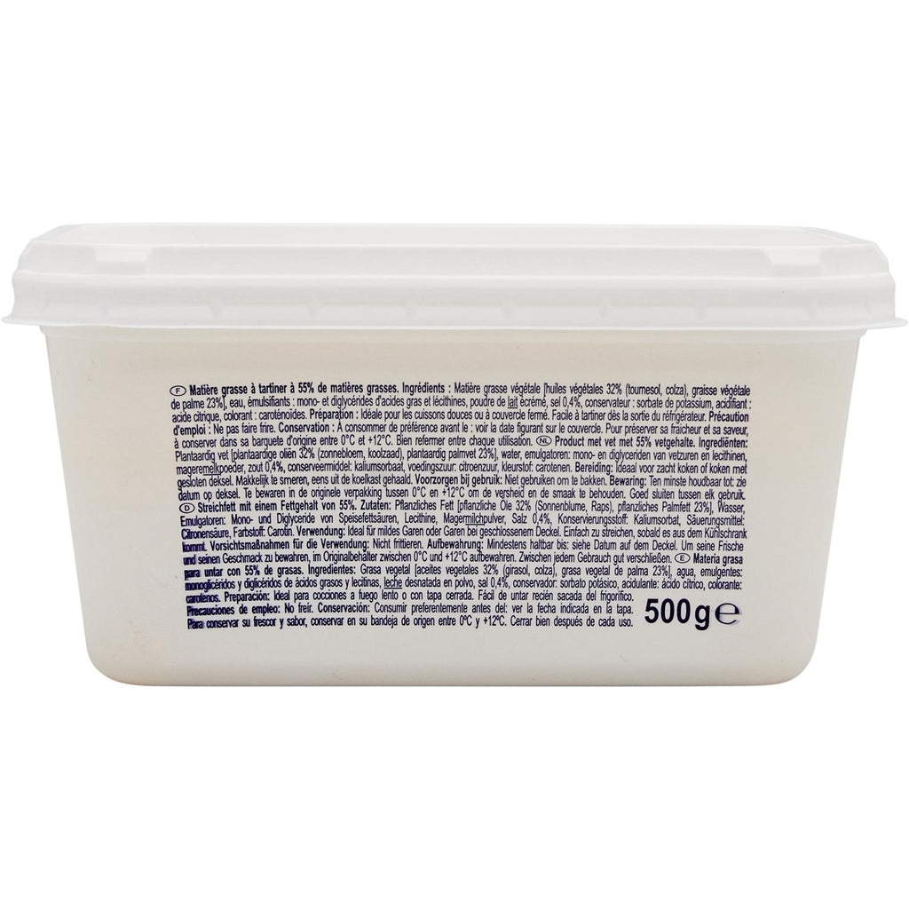 matière grasse végétale tartine & cuisson doux Tartine et Cuisson 55% Mat.Gr. CARREFOUR - barquette de 500 G