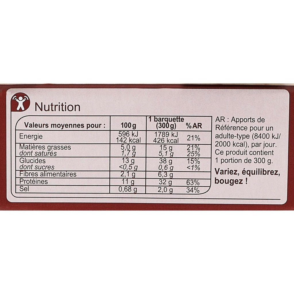 Plat cuisiné poulet pommes de terre CARREFOUR la barquette de 300g