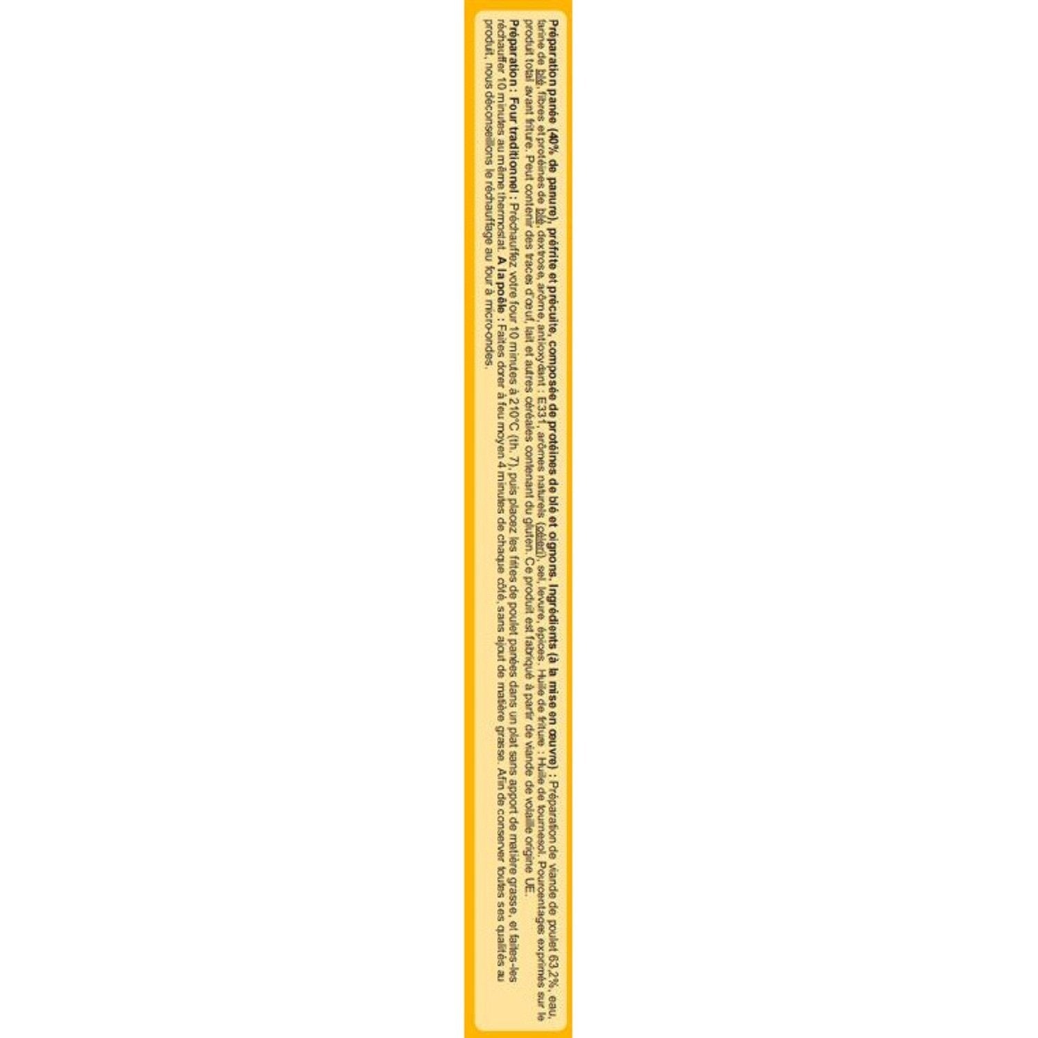 Poulet panés sticks CARREFOUR CLASSIC - 200g
