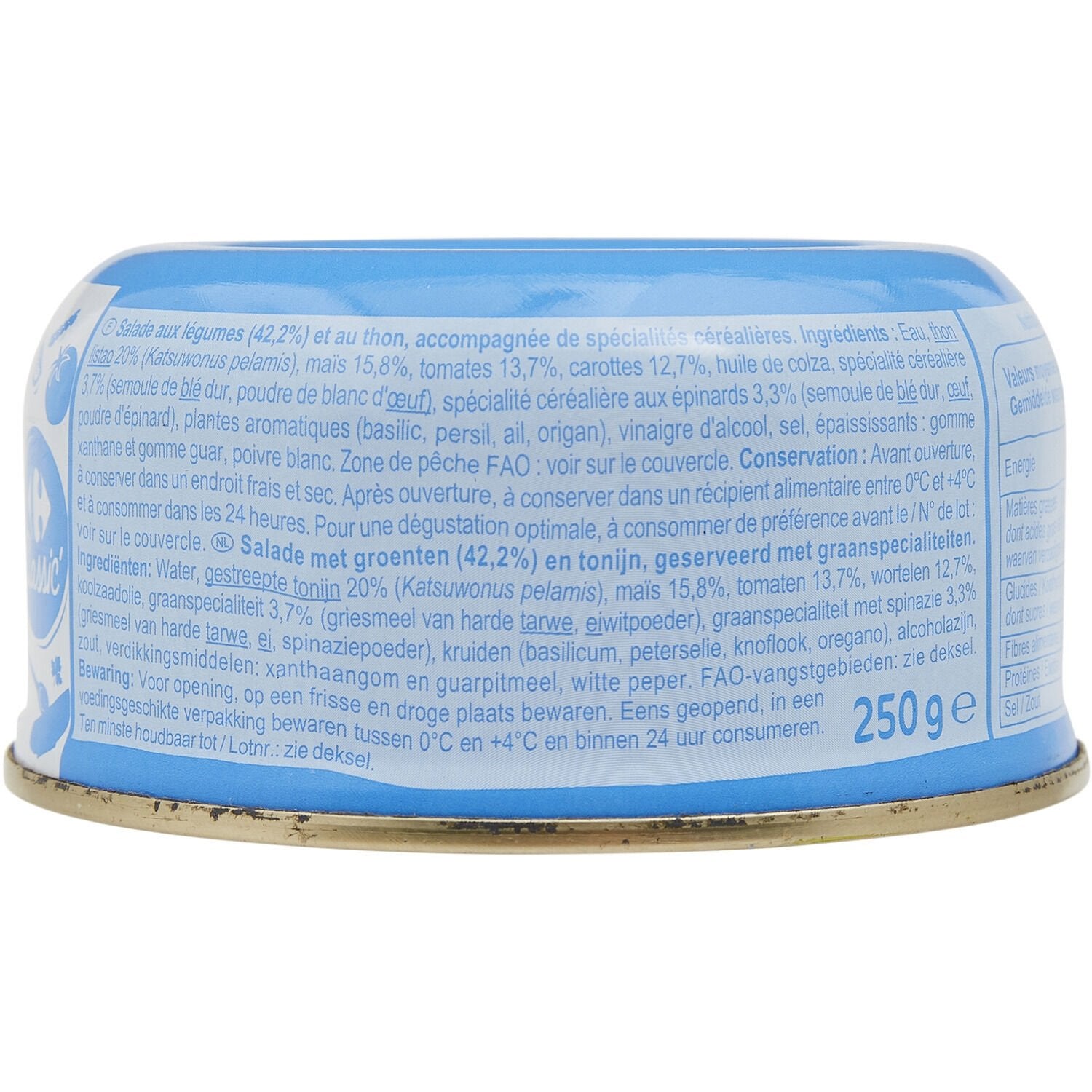 Salade au thon italienne CARREFOUR 250 g