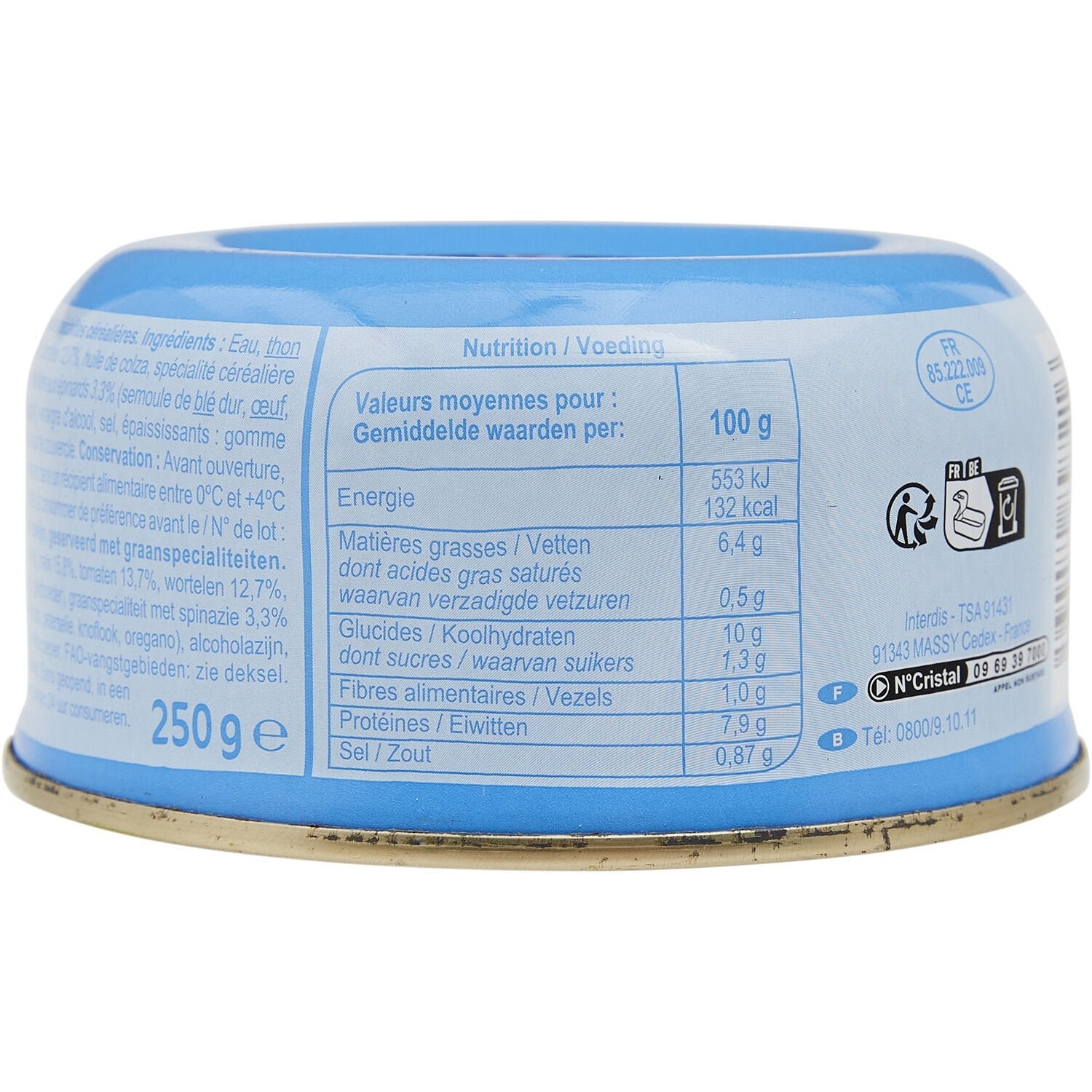 Salade au thon italienne CARREFOUR 250 g