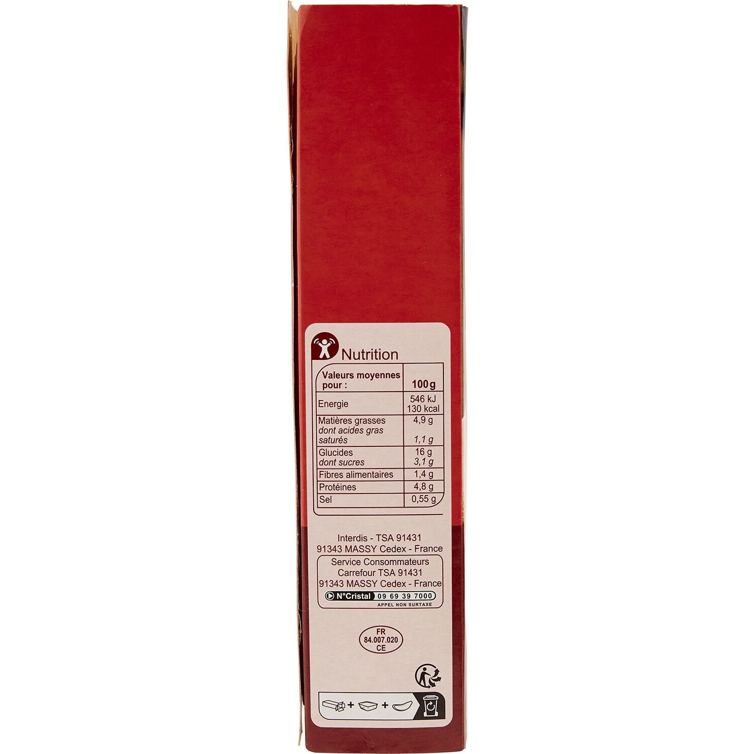 Plat cuisiné spaghetti à la bolognaise CARREFOUR 300 g