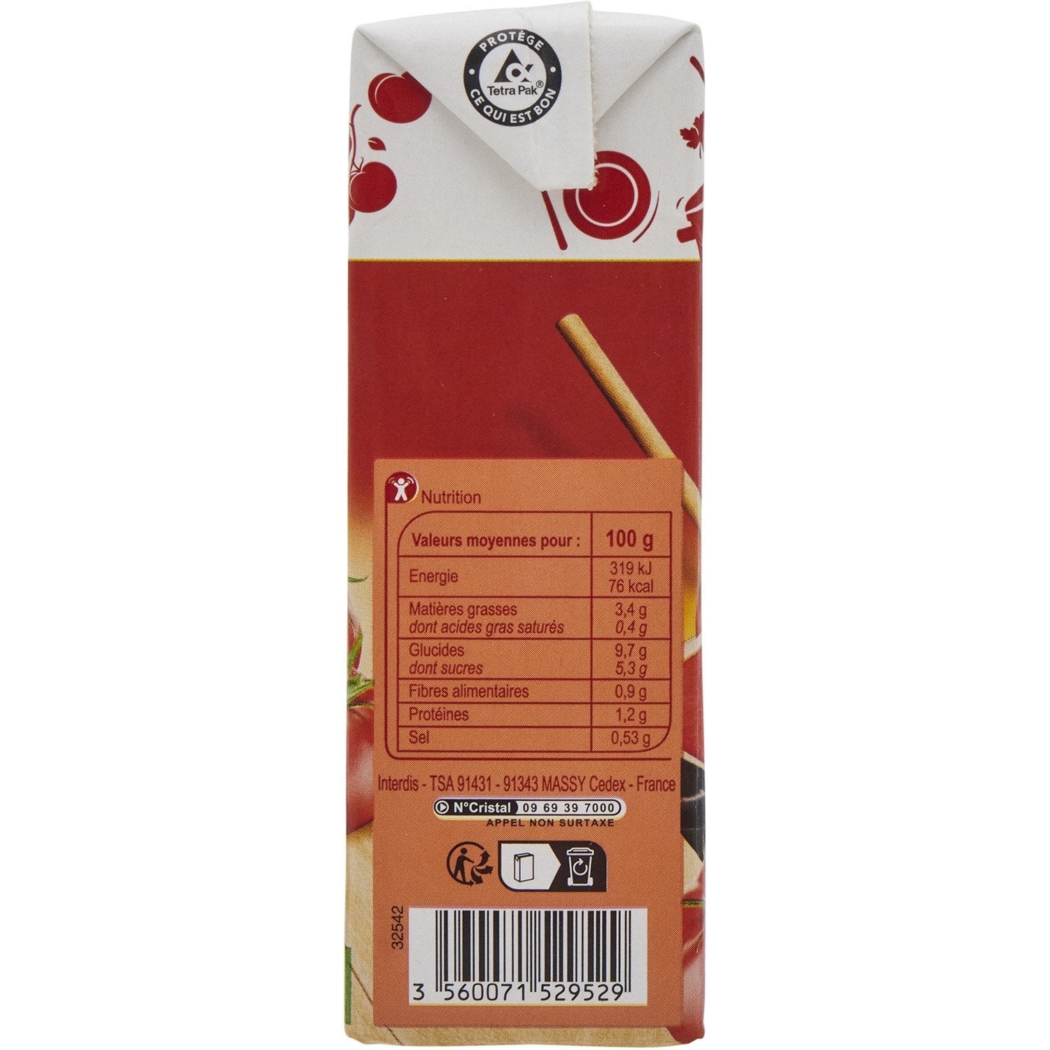 Sauce tomate cuisinnée CARREFOUR CLASSIC 400g