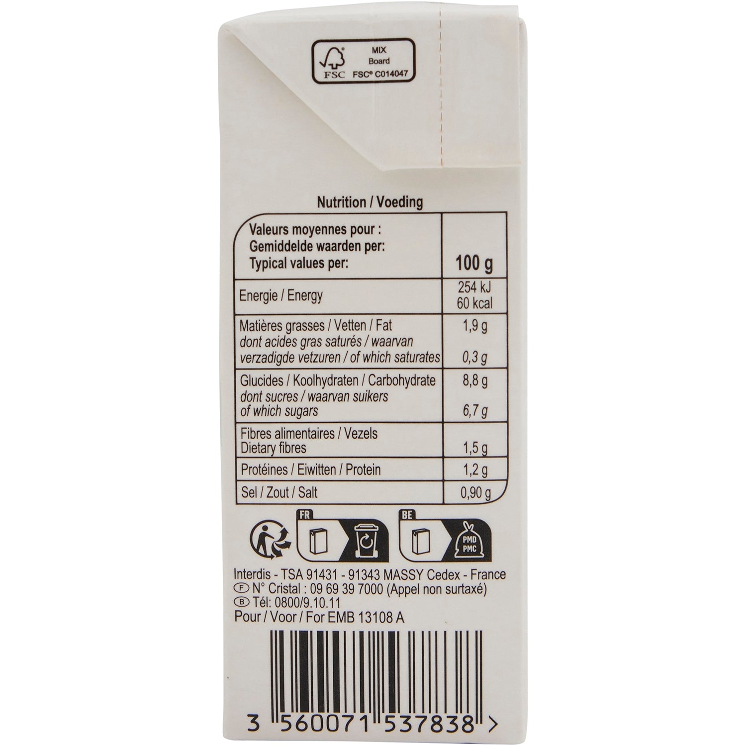 Sauce tomate au basilic SIMPL 390g