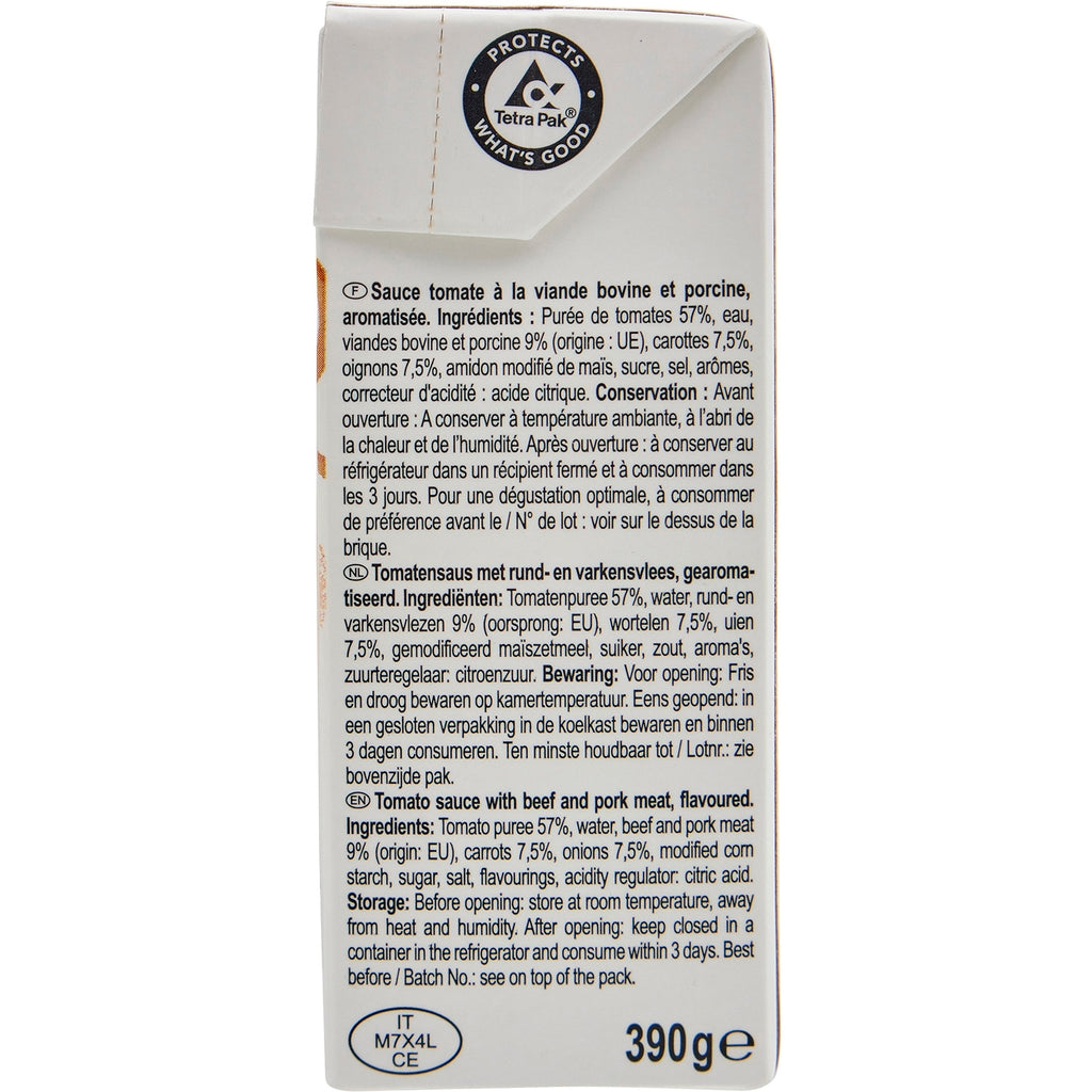 Sauce bolognaise SIMPL - le pot de 390 G