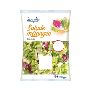 Salade mélangée SIMPL le paquet de 200g
