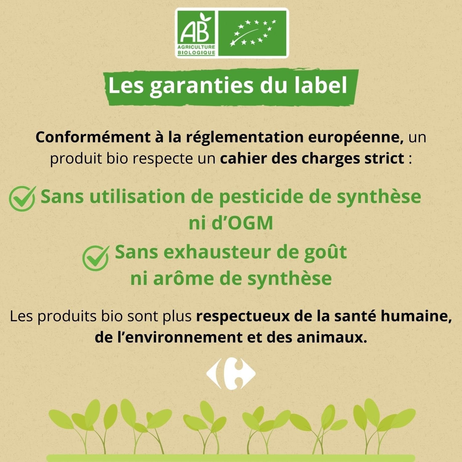 Pâtes penne rigate semi-complet bio CARREFOUR BIO 500g